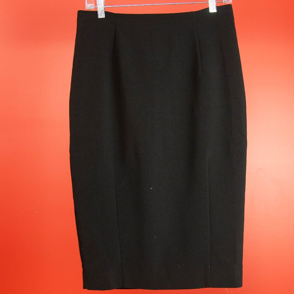 H&M Knee-length pencil skirt with gold zipper